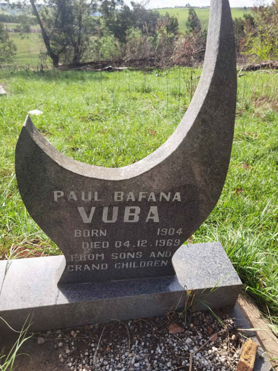 VUBA Paul Bafana 1904-1969