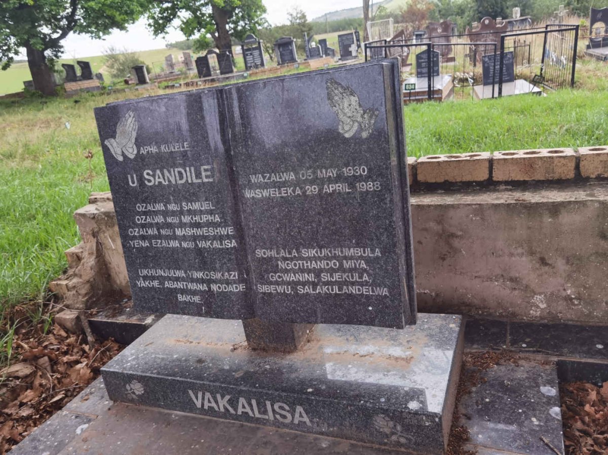 VAKALISA Sandile 1930-1988