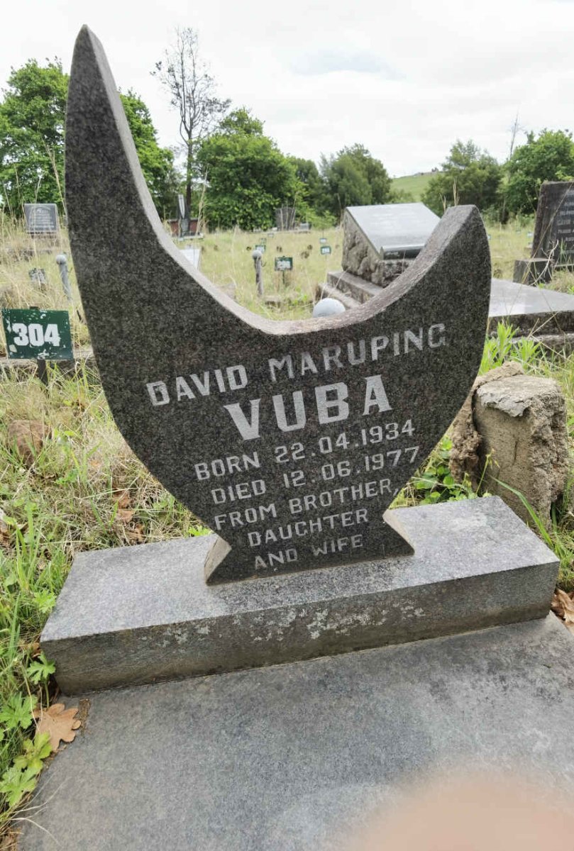VUBA David Maruping 1934-1977