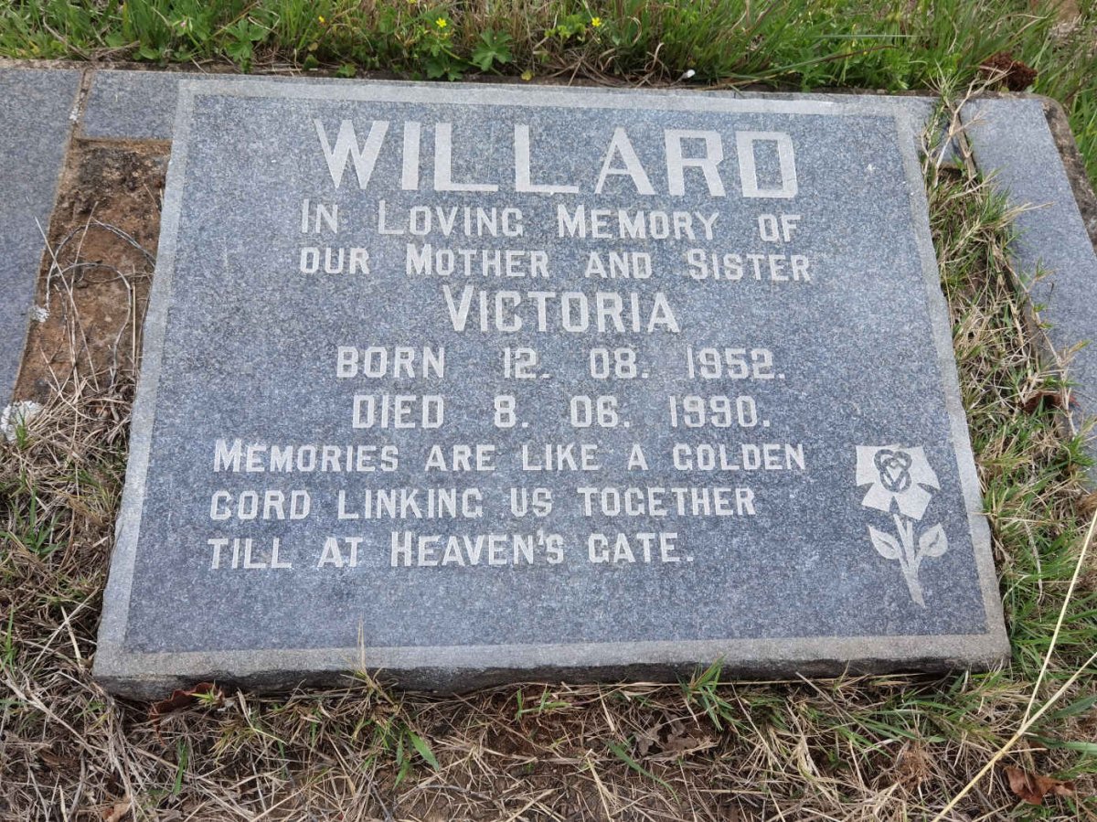 WILLARD Victoria 1952-1990