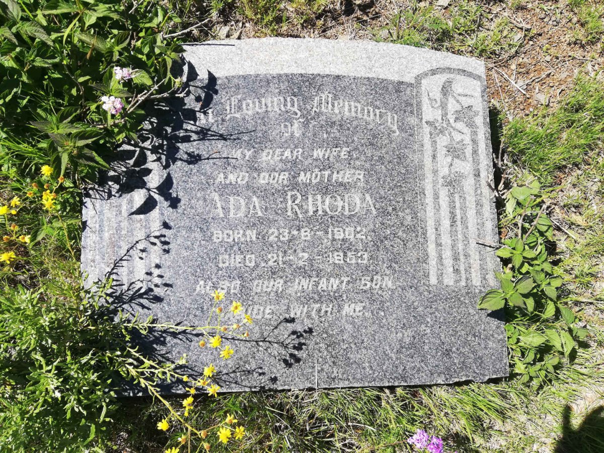 HOLMES Ada Rhoda 1902-1953