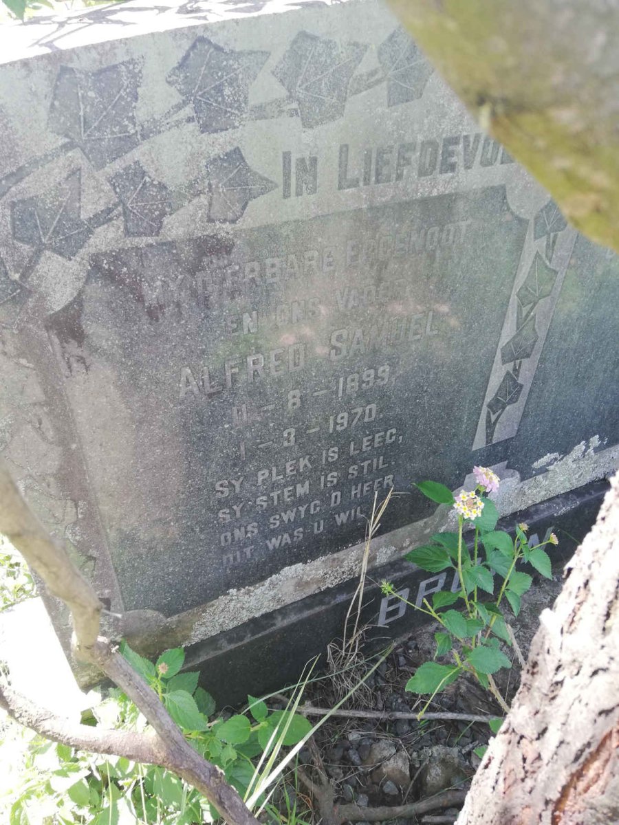 BROWN Alfred Samuel 1899-1970 &amp; Christina Johanna 1904-