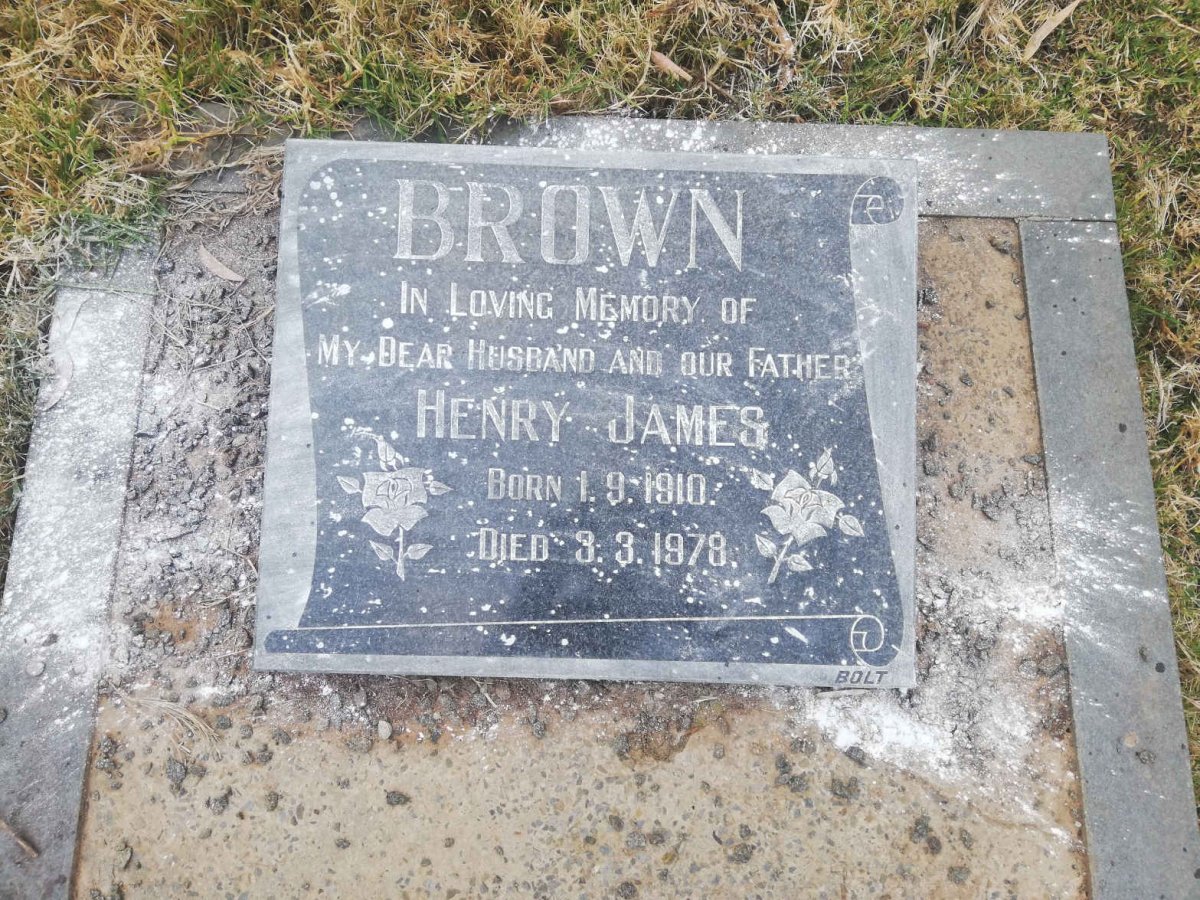 BROWN Henry James 1910-1978