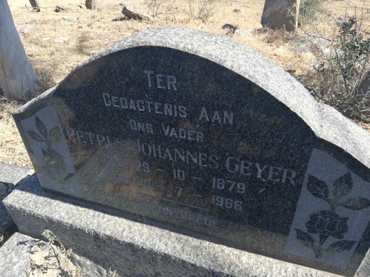 GEYER Petrus Johannes 1879-1966
