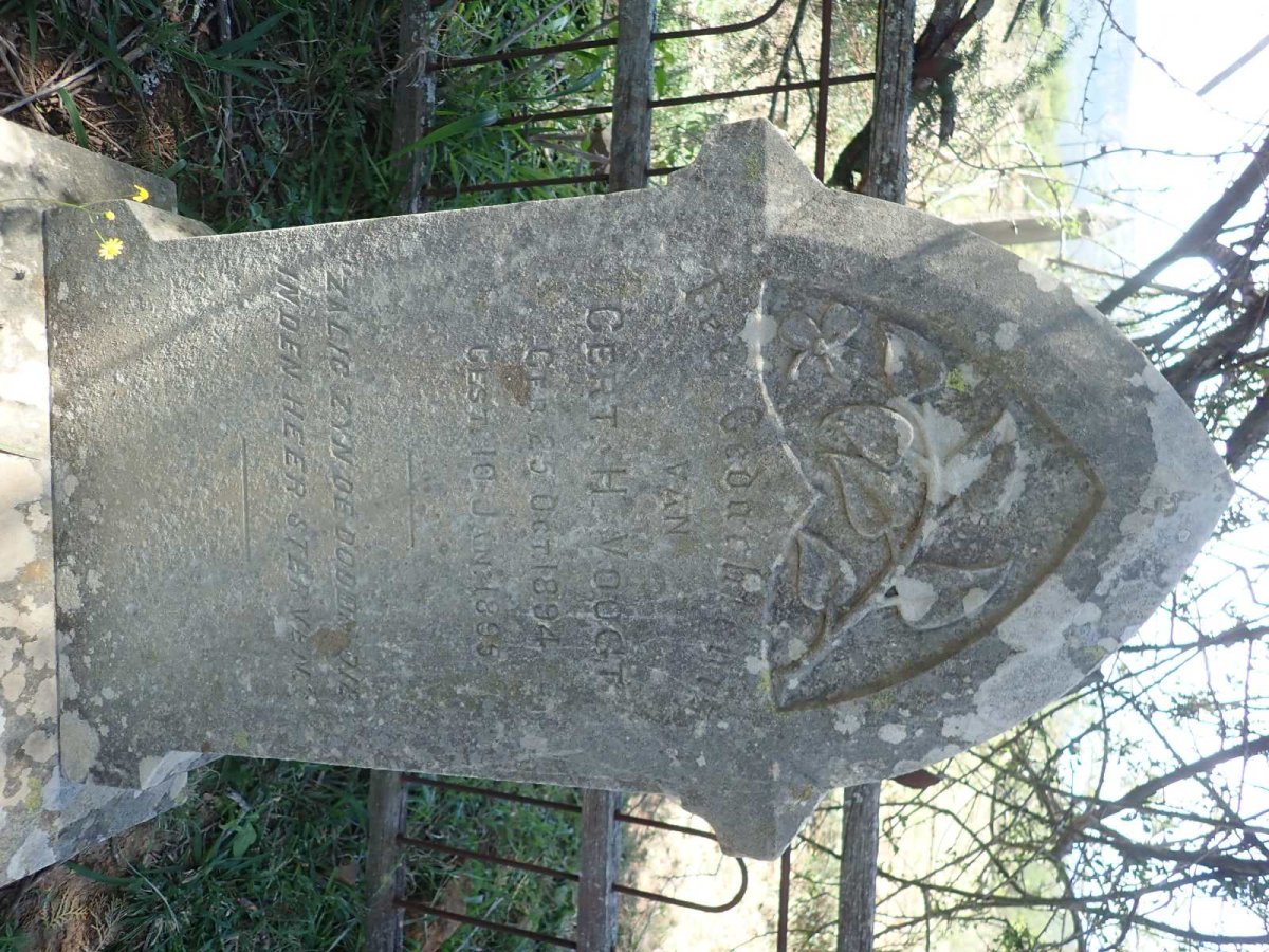 VOOGT Gert H. 1894-1895