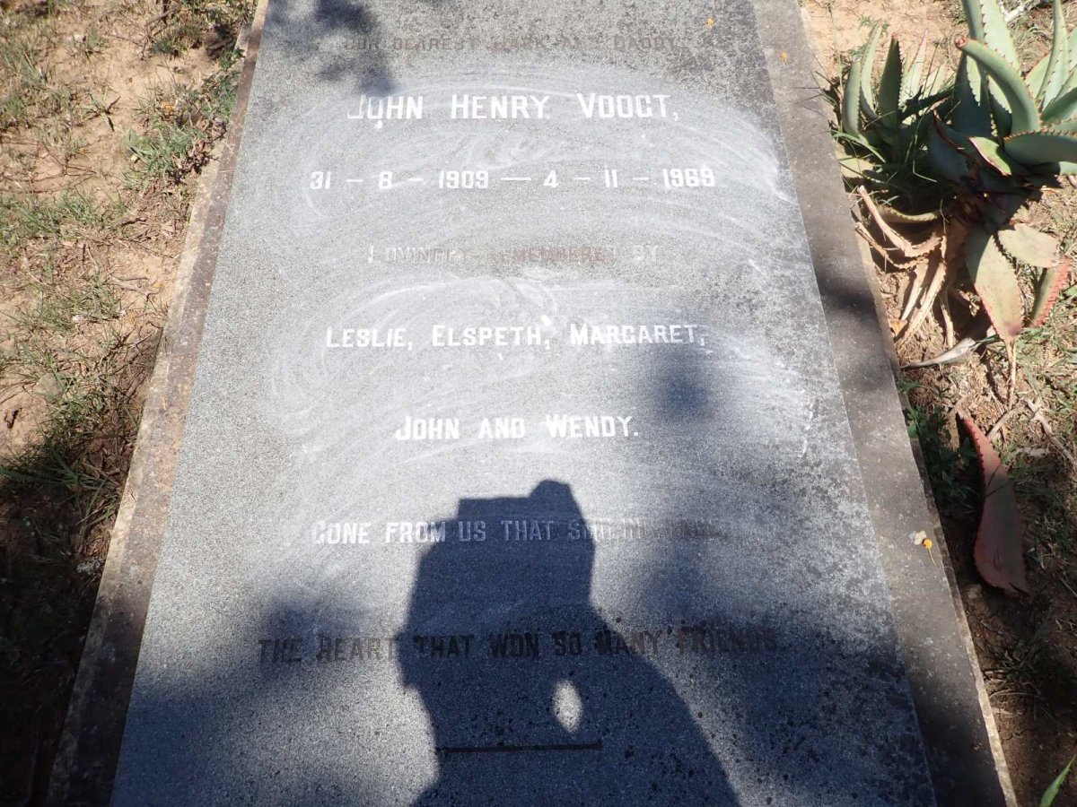 VOOGT John Henry 1909-1969