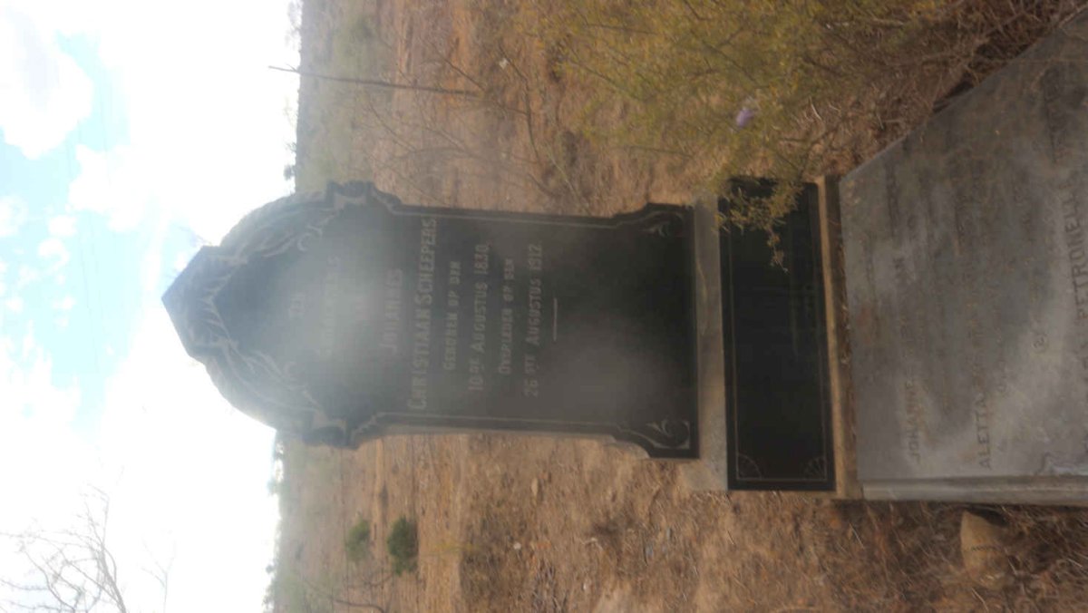 SCHEEPERS Johannes Christiaan 1830-1912 &amp; Aletta Susara Margaretha VAN WIJK -1896