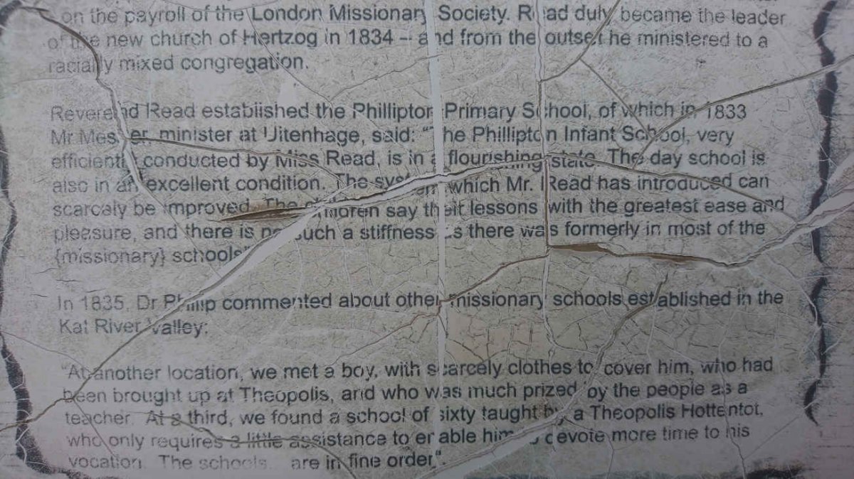 09. Hertzog Church &amp; Phillipton School History