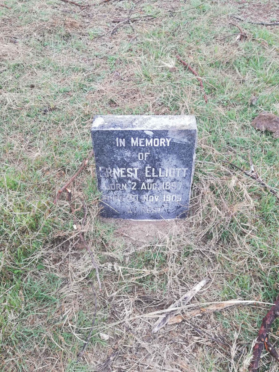 ELLIOTT Ernest 1897-1909