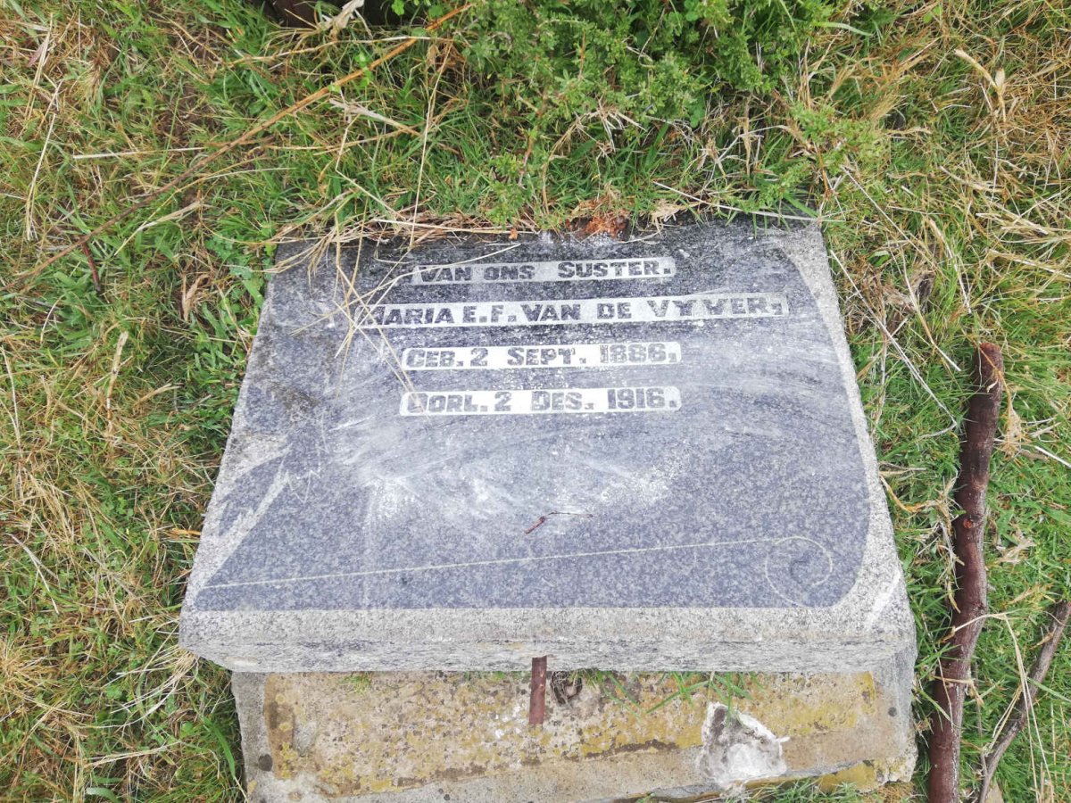 VYVER Maria E.F., van de 1886-1916