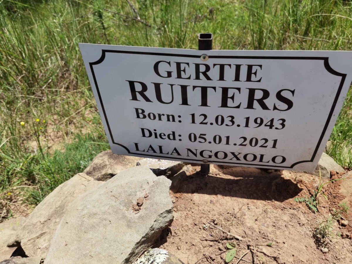 RUITERS Gertie 1943-2021