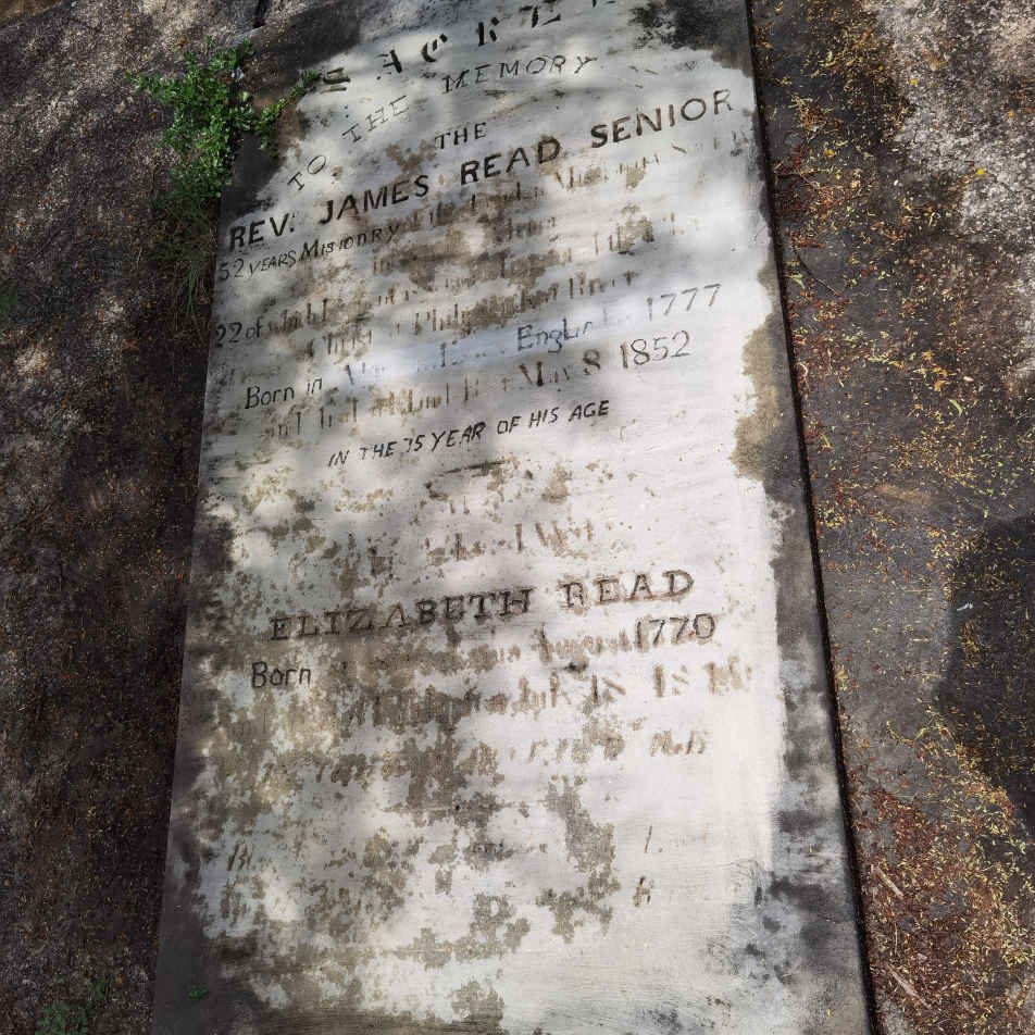 READ James 1777-1852 &amp; Elizabeth 1779-1849