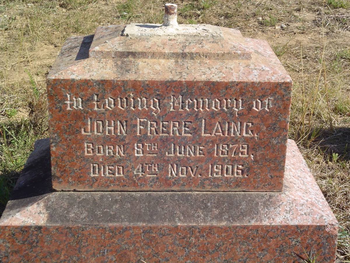 LAING John Frere 1879-1906