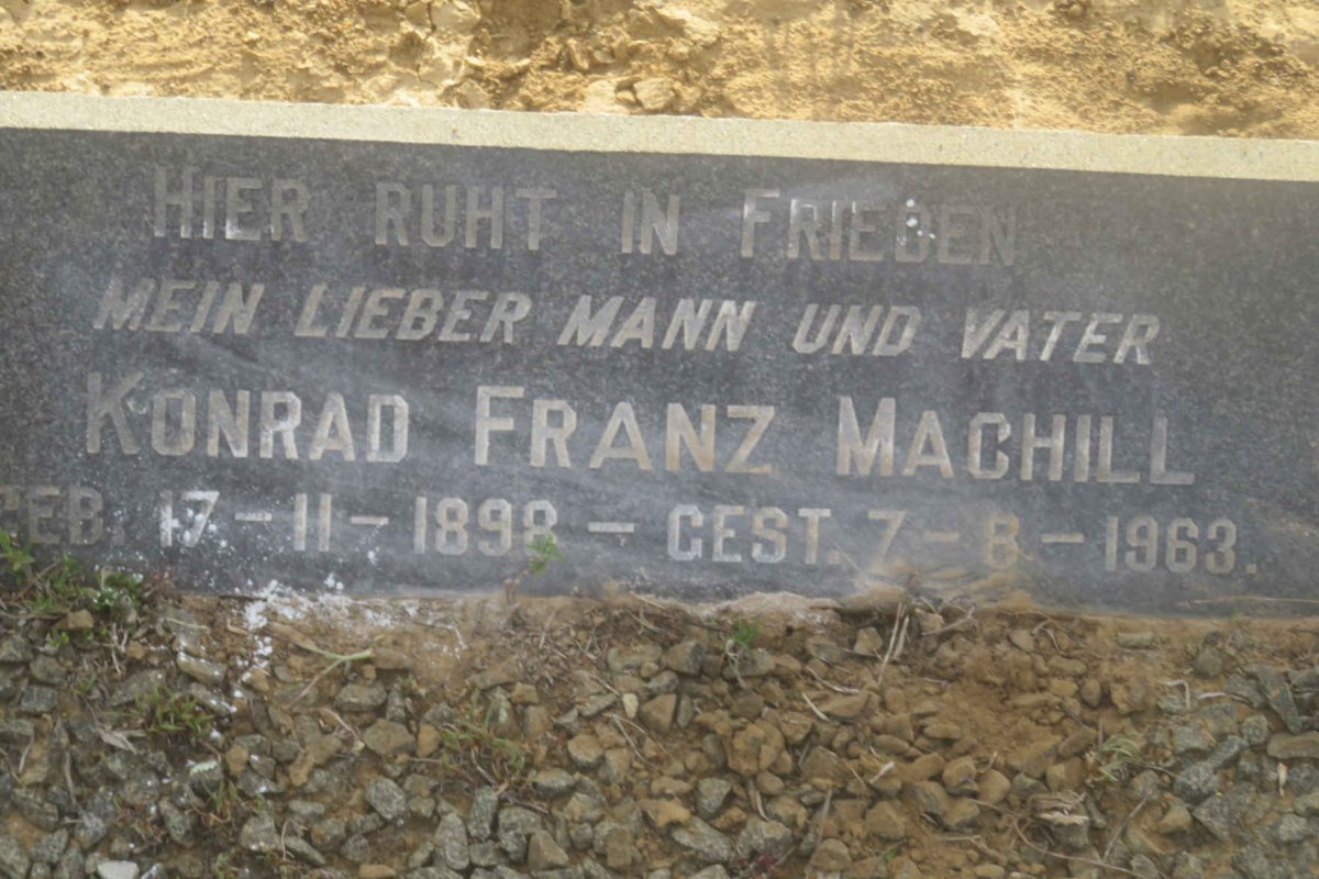 MACHILL Konrad Franz 1898-1963