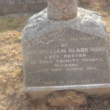 SHAW William Clark -1889