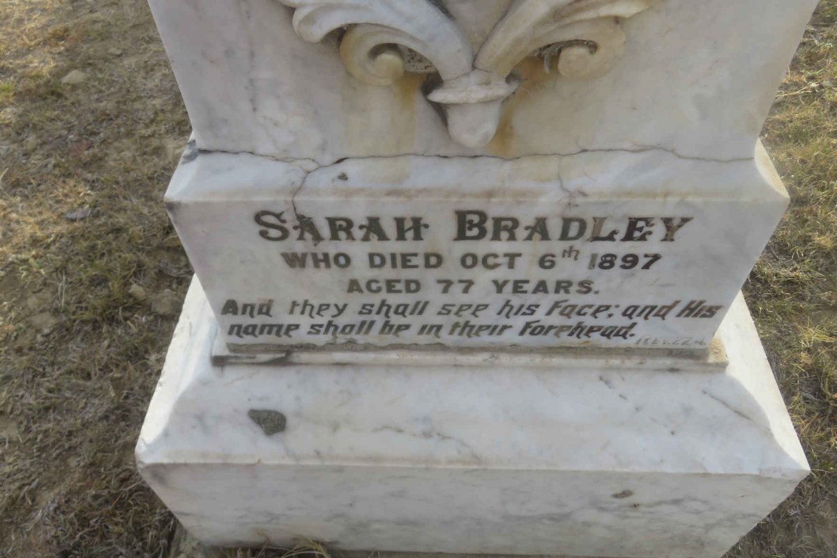 BRADLEY Sarah -1897