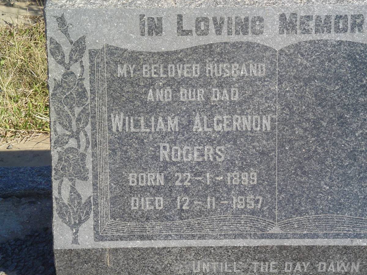 ROGERS William Algernon 1899-1957