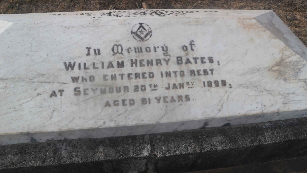 BATES William Henry -1898