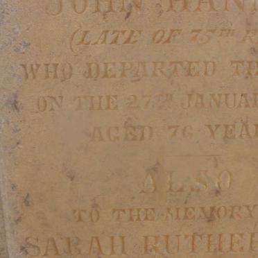 HANNAH John -1866 :: RUTHERFORD Sarah -1885