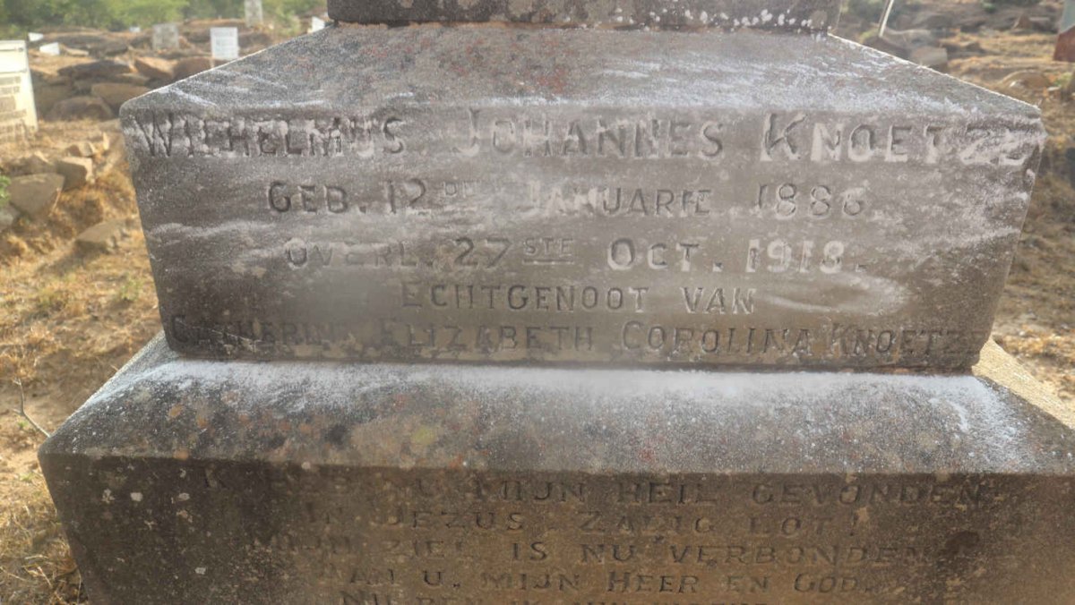 KNOETZE Wilhelmus Johannes 1886-1918