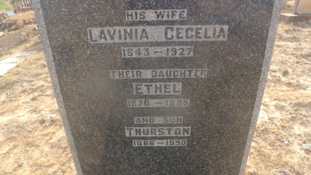 WHITTLE Thurston 1825-1907 &amp; Lavinia Cecilia 1843-1927 :: WHITTLE Ethel 1870-1885 :: WHITTLE Thurston 1866-1890