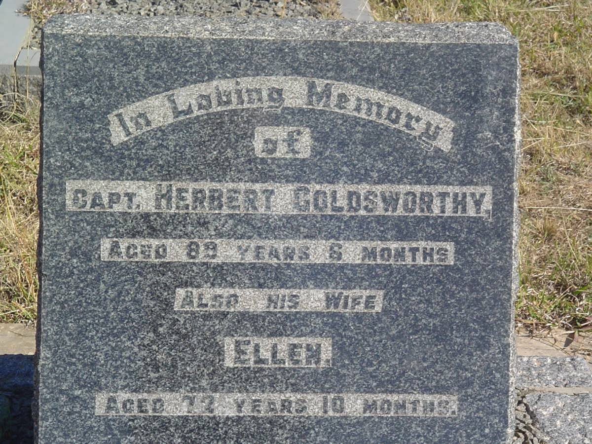 GOLDSWORTHY Herbert &amp; Ellen