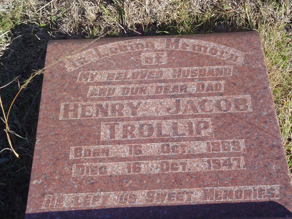 TROLLIP Henry Jacob 1889-1947