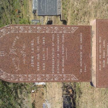 LAING John 1842-1903 &amp; Helen Agnes THOMSON 1848-1936