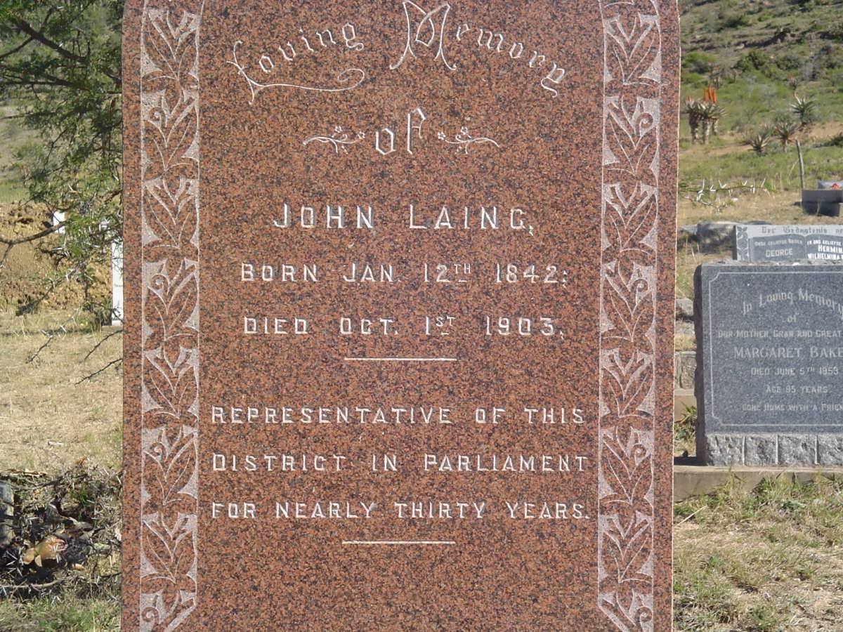 LAING John 1842-1903