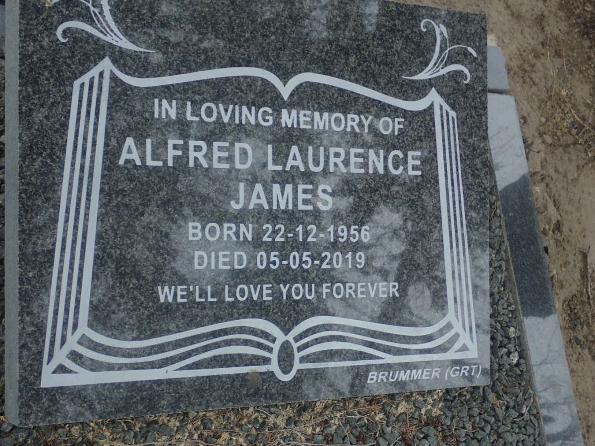 JAMES Alfred Laurence 1956-2019