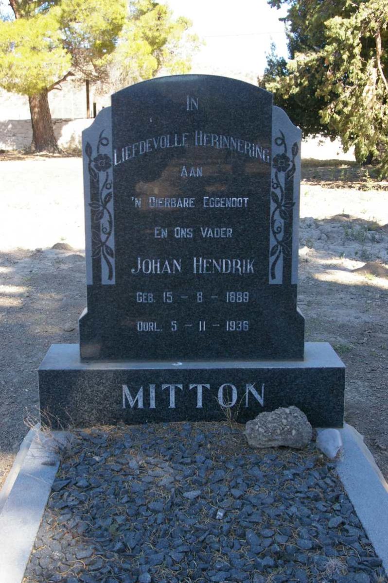MITTON Johan Hendrik 1889-1936