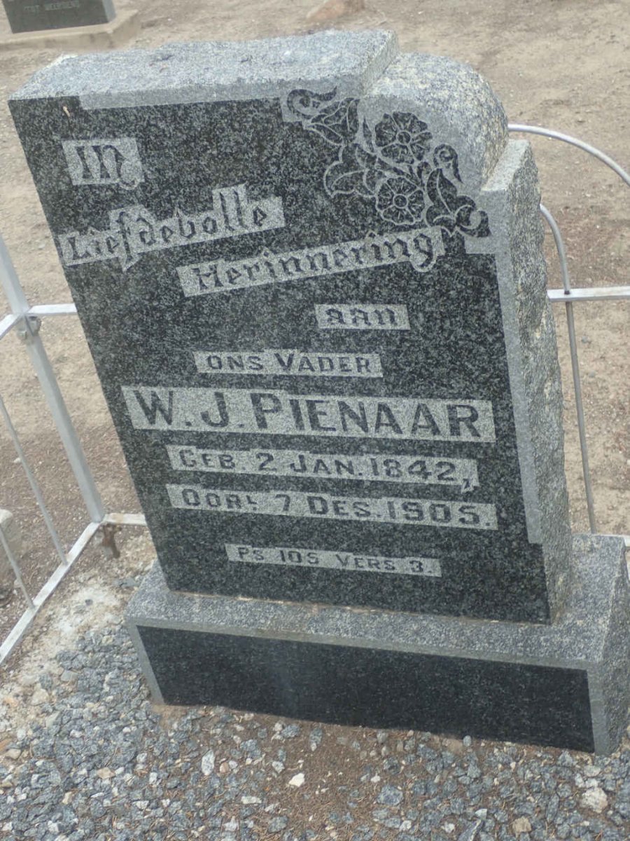 PIENAAR W.J. 1842-1905