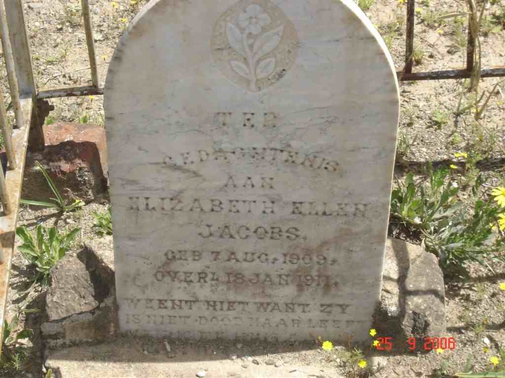 JACOBS Elizabeth Ellen 1909-1911