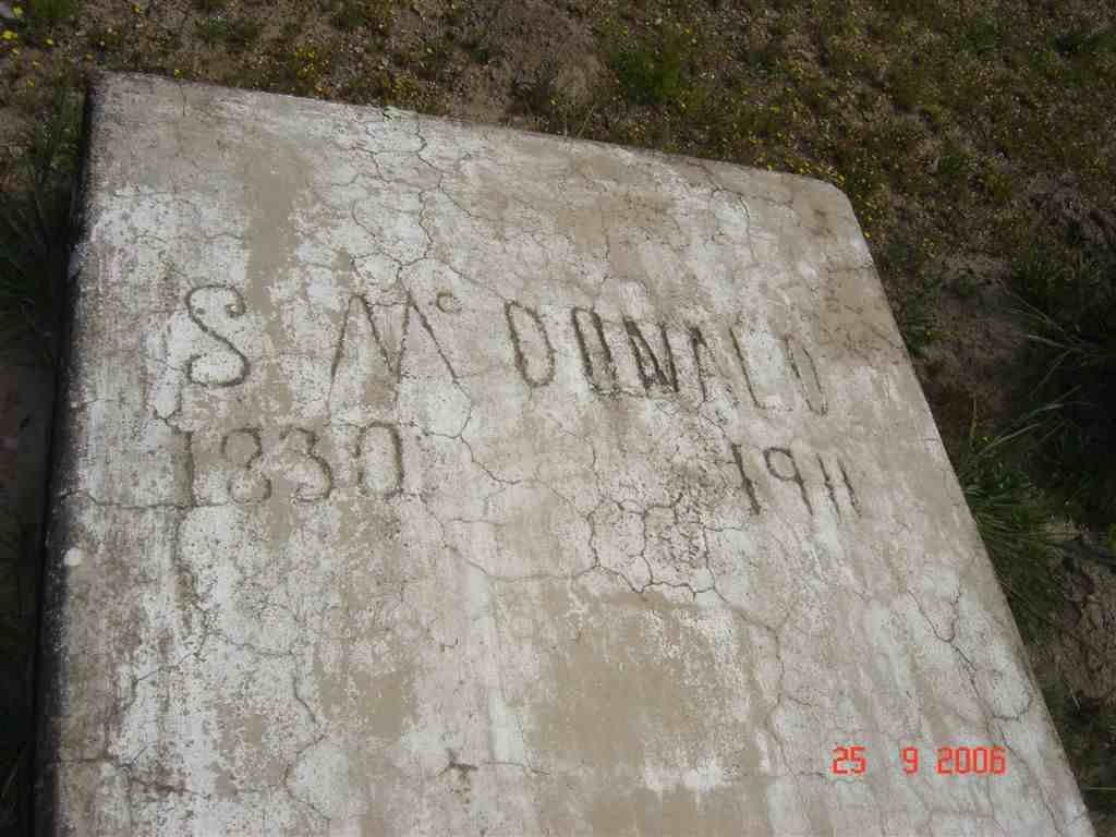 McDONALD S. 1830-1911