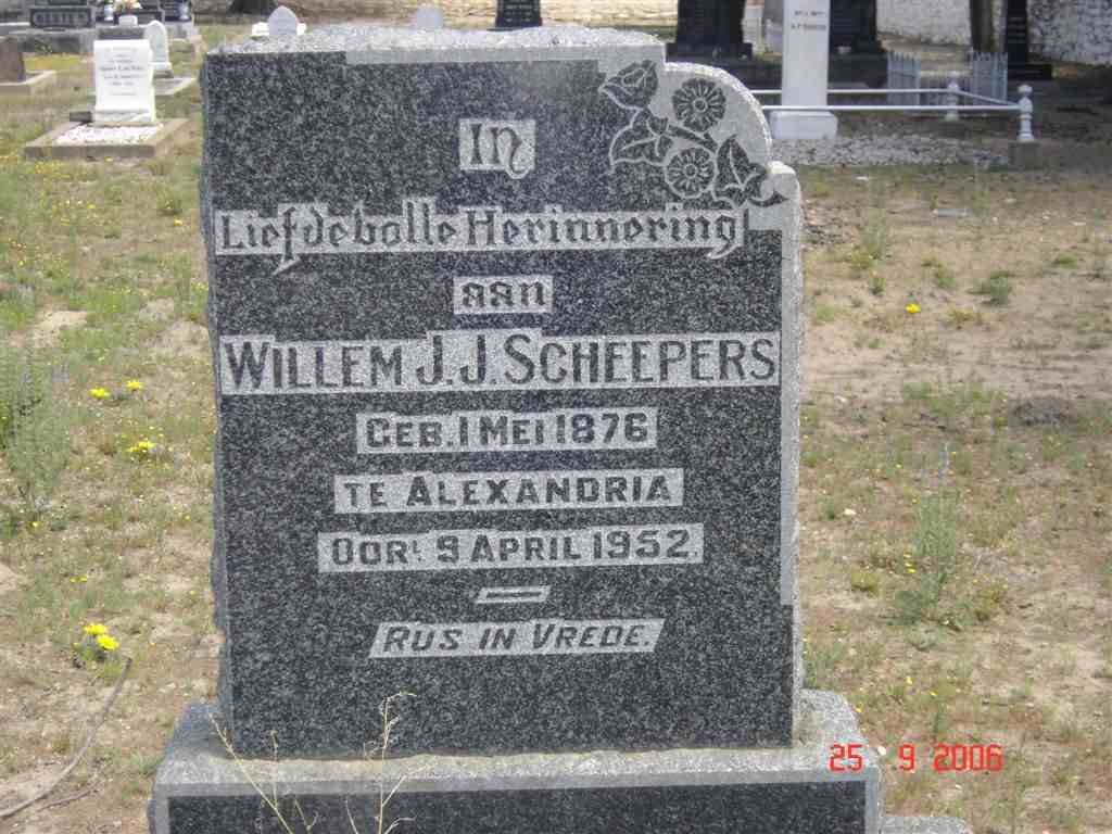 SCHEEPERS Willem J.J. 1876-1952