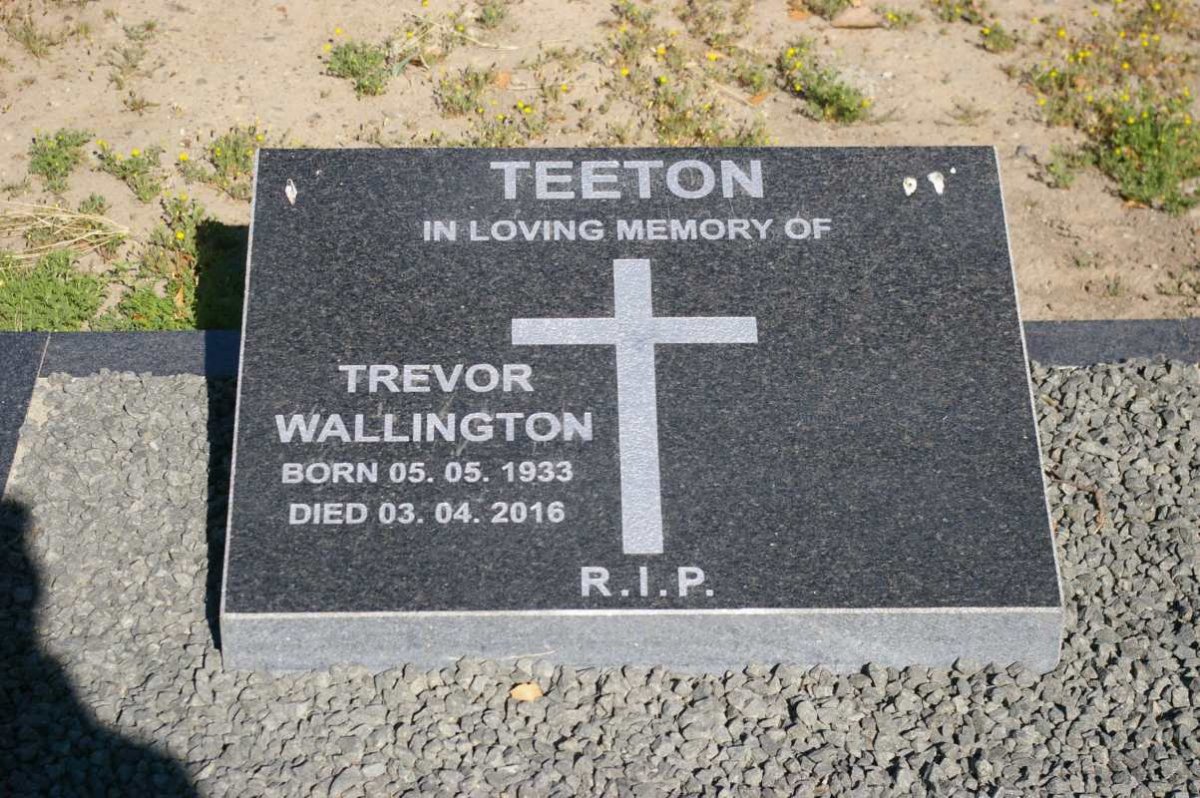TEETON Trevor Wallington 1933-2016