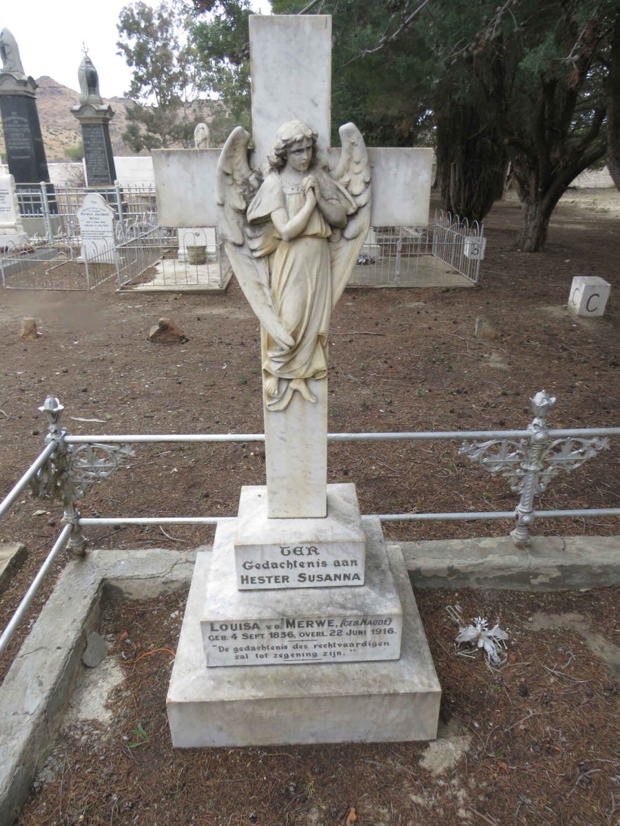 MERWE Schalk W.B., van der 1826-1896 &amp; Hester Susanna Louisa NAUDE 1836-1916