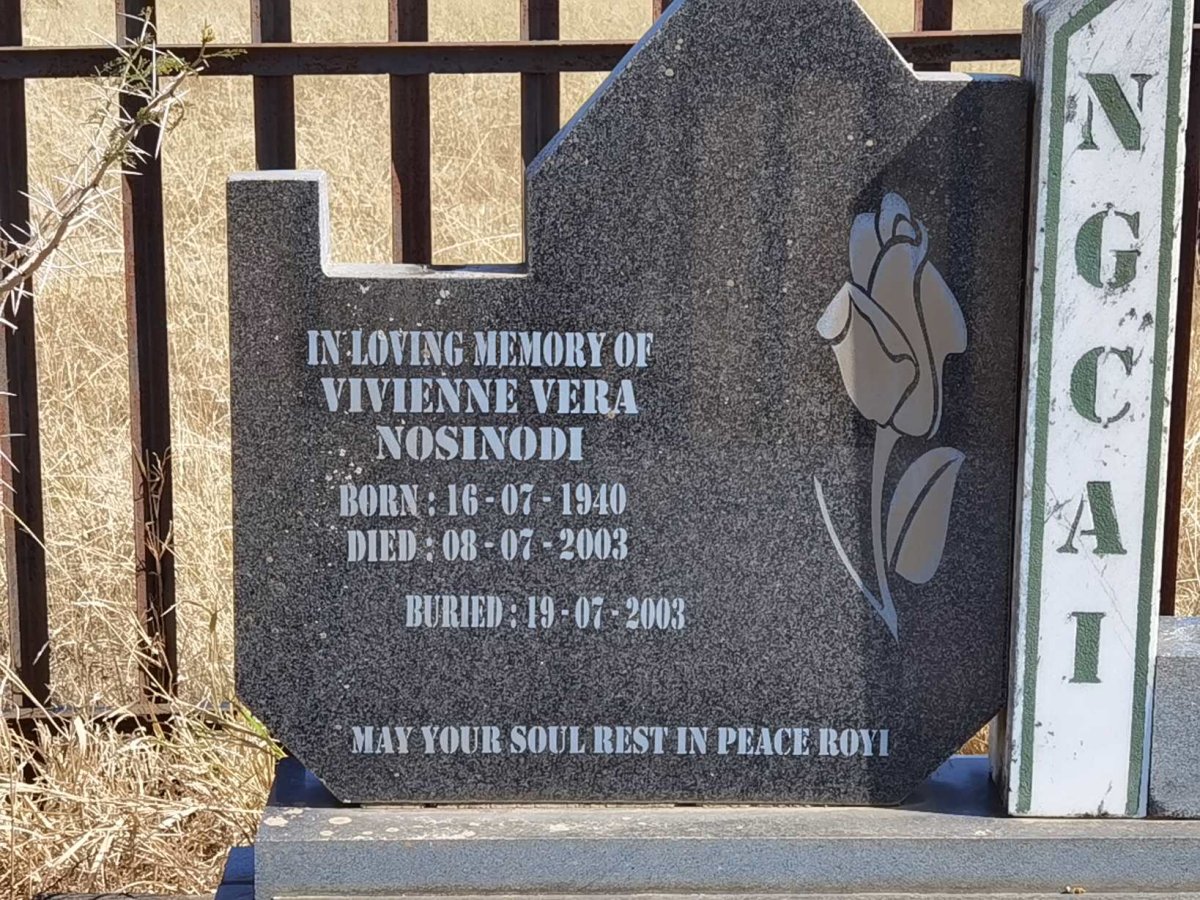 NGCAI Vivienne Vera Nosinodi 1940-2003