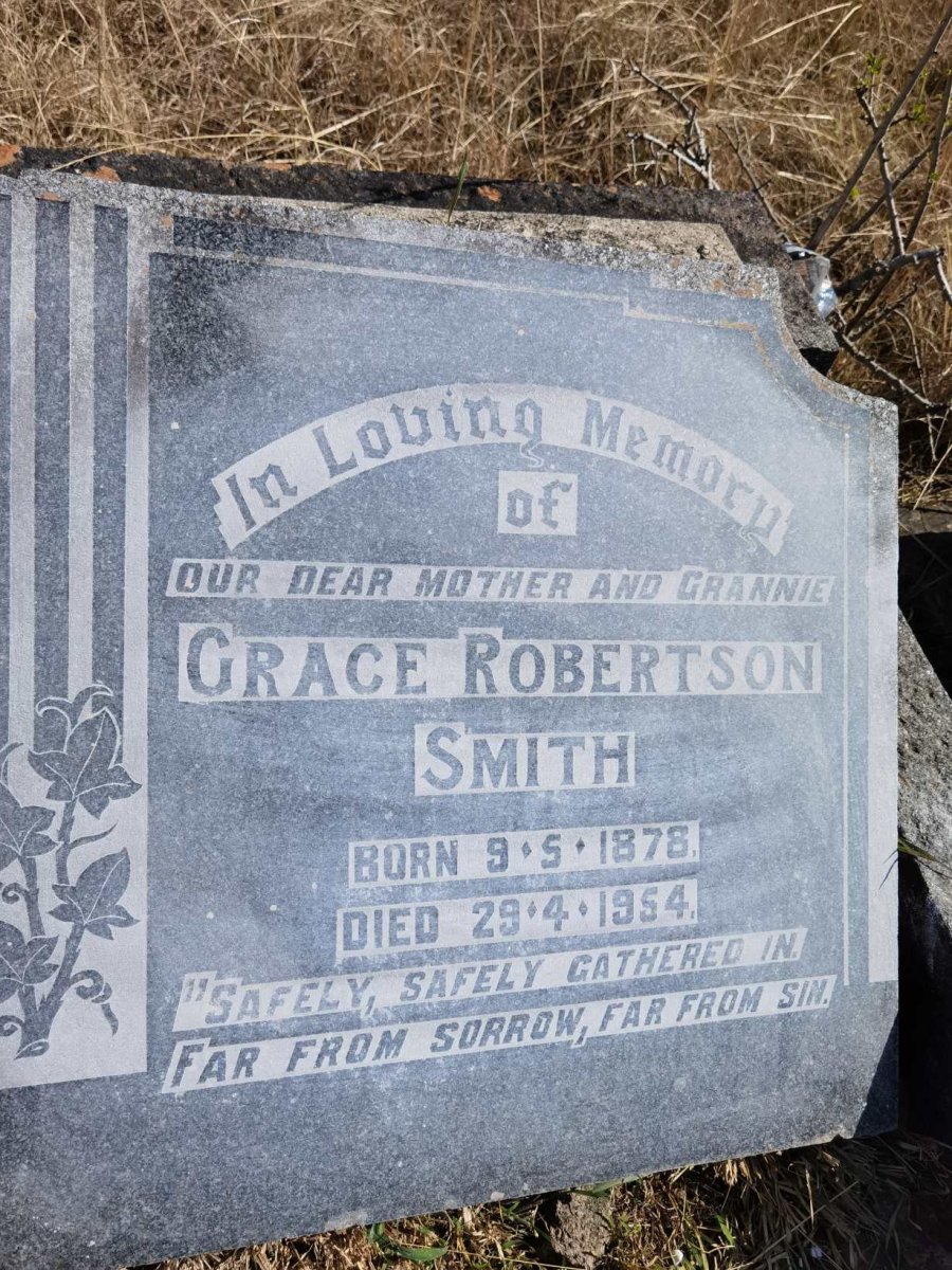 SMITH Grace Robertson 1876-1954