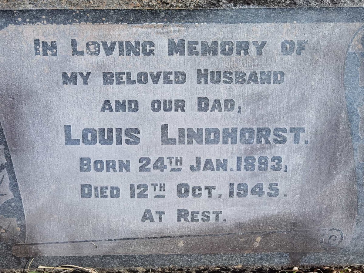 LINDHORST Louis 1893-1945