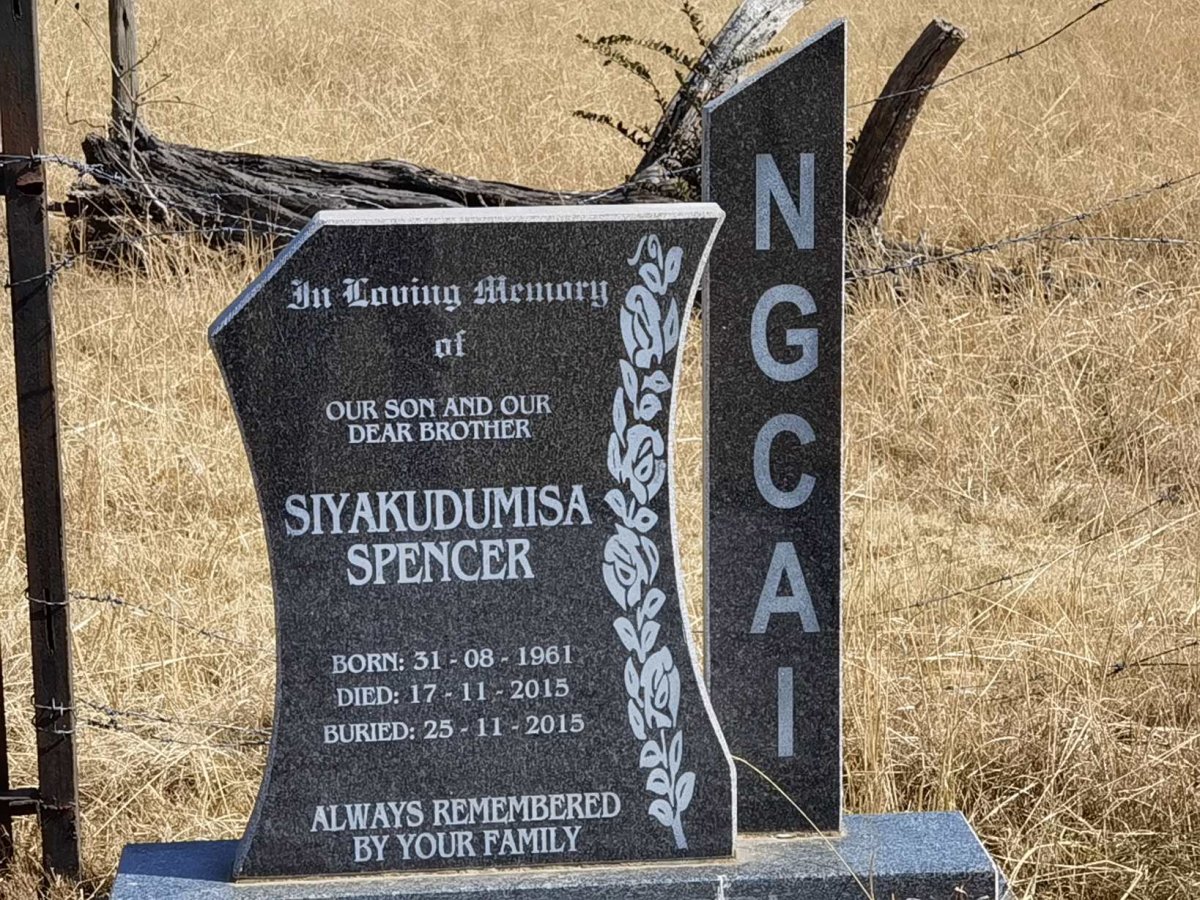 NGCAI Siyakudumisa Spencer 1961-2015