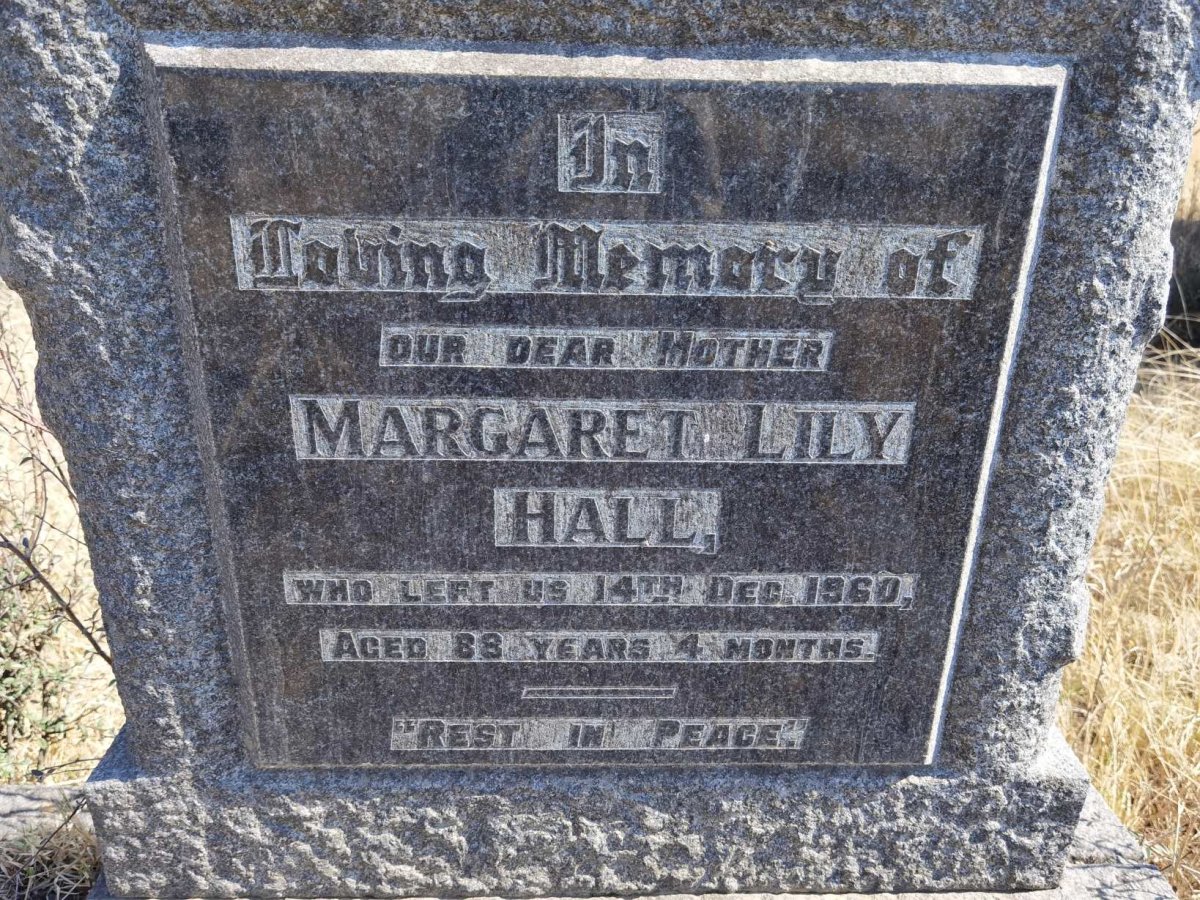 HALL Margaret Lily -1960