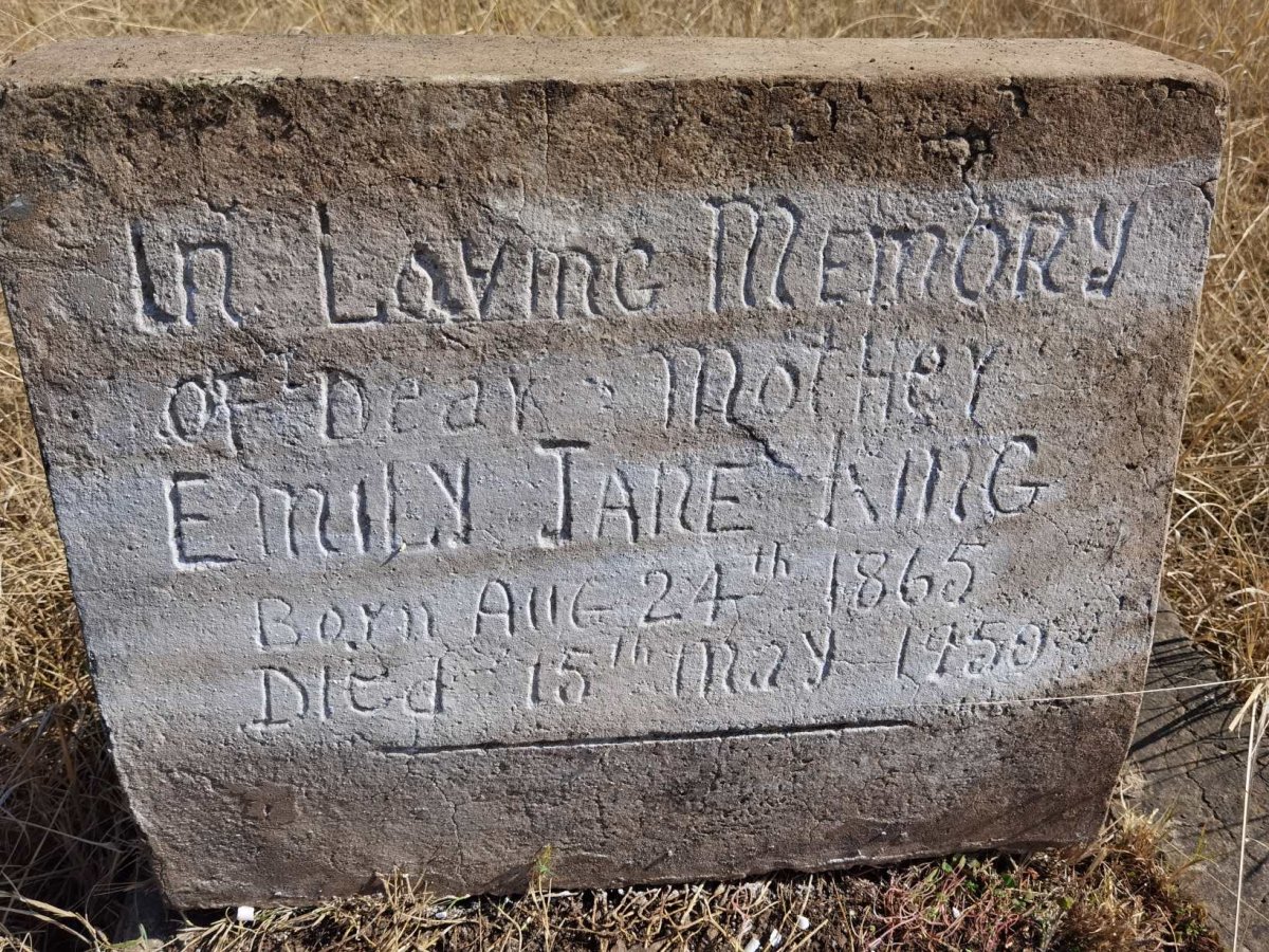 KING Emily Jane 1865-1950