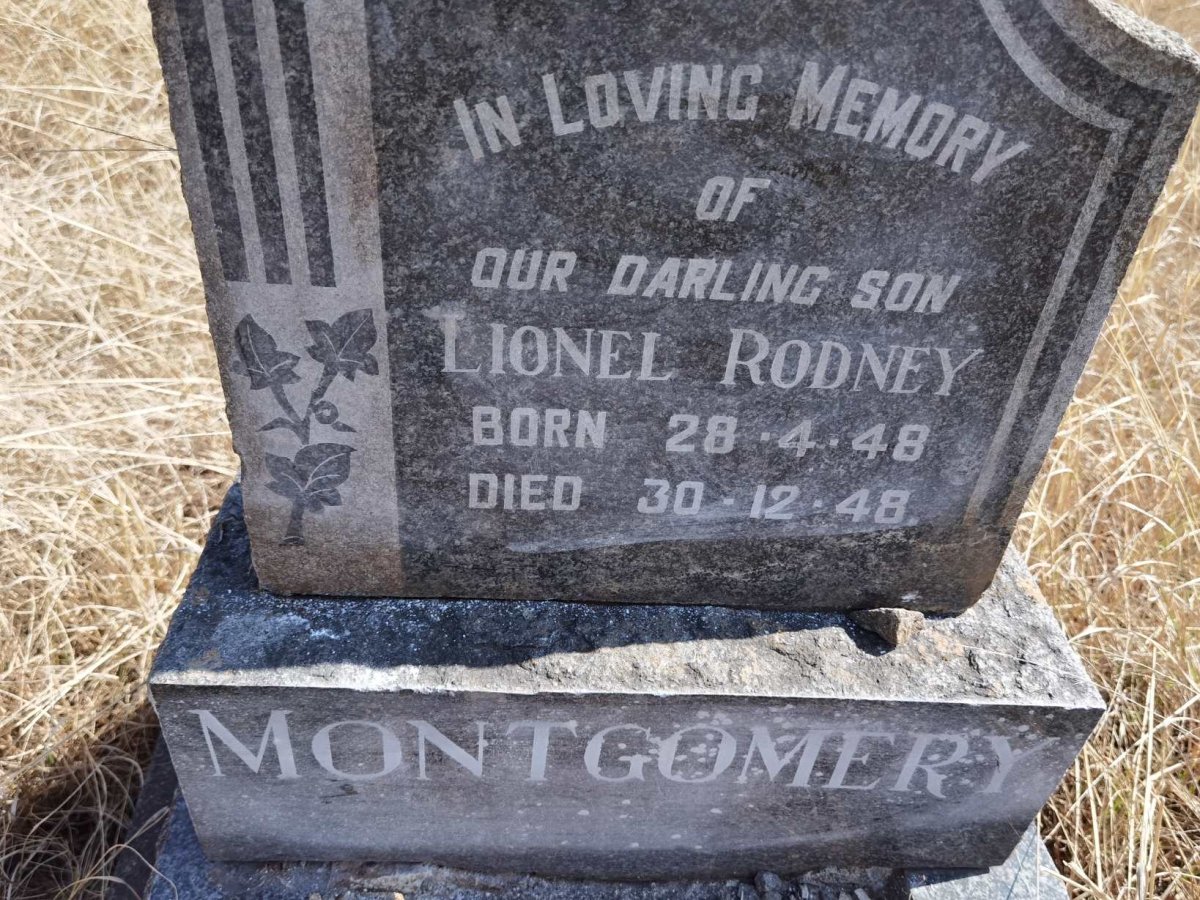 MONTGOMERY Lionel Rodney 1948-1948