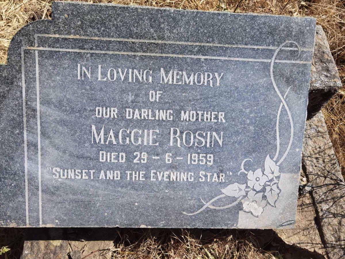 ROSIN Maggie -1959