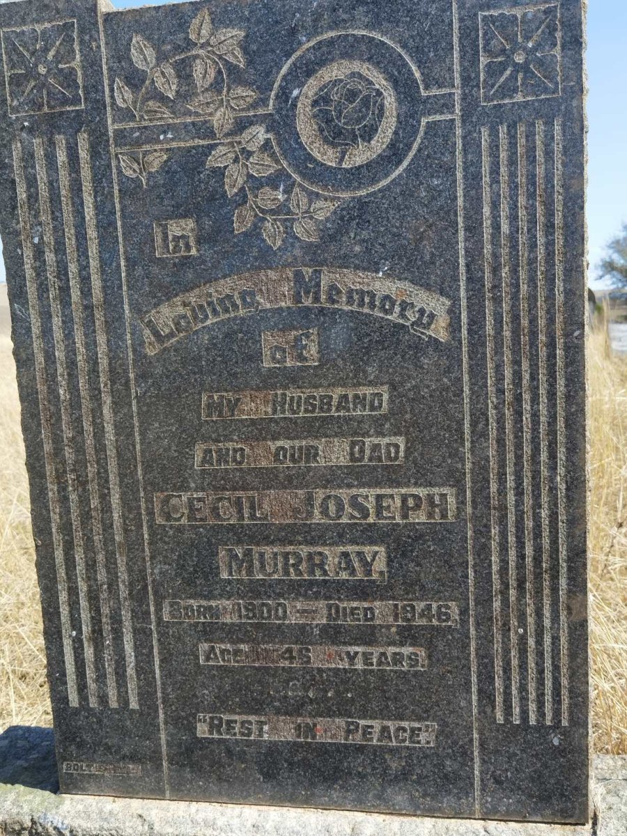 MURRAY Cecil Joseph 1900-1946
