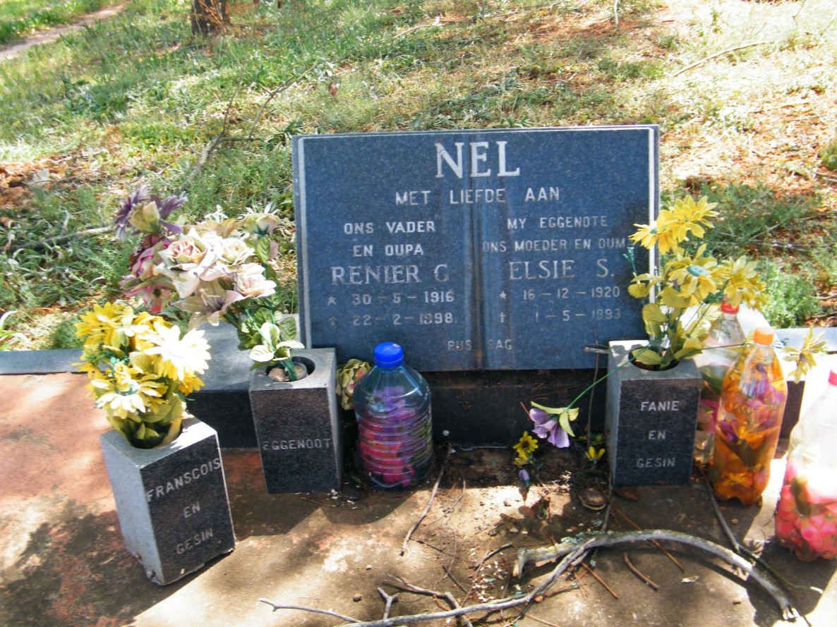 NEL Renier G. 1916-1998 &amp; Elsie S. 1920-1993