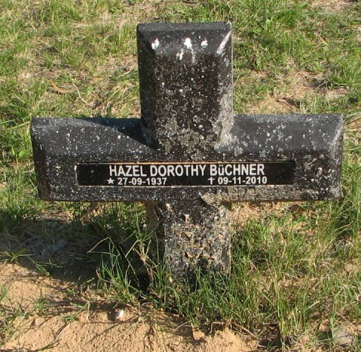 BÜCHNER Hazel Dorothy 1937-2010