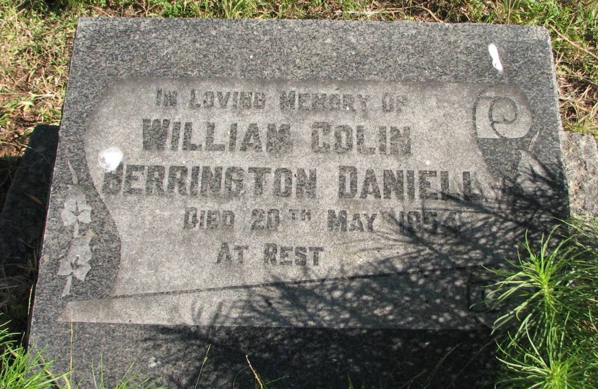 DANIELL William Colin Berrington -1954