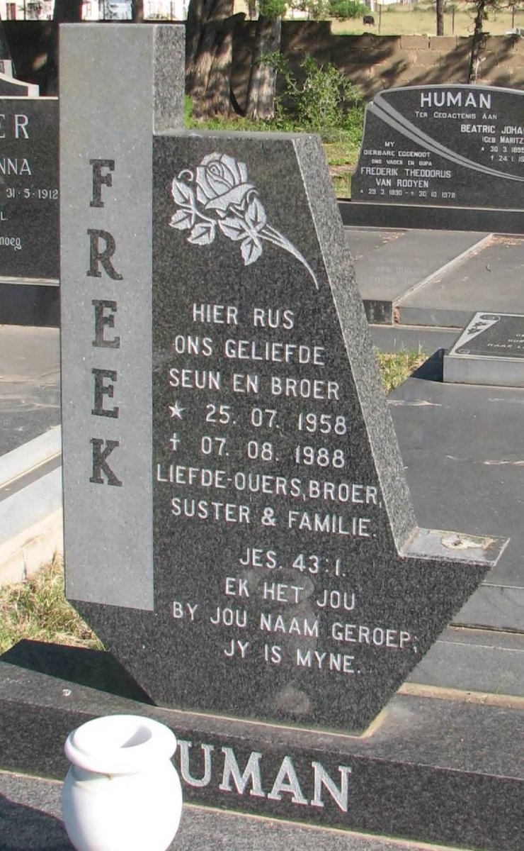 HUMAN Freek 1958-1988
